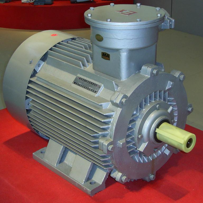 YBBP-200L2-6防爆电机45°角实拍